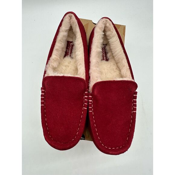 Koolaburra by UGG Women's Lezly Slipper Red Suede Womams Size 7 - Picture 2 of 14